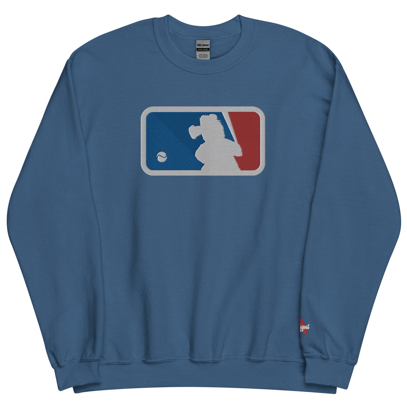 "Major Baseball Phan" Embroidered Sweatshirt