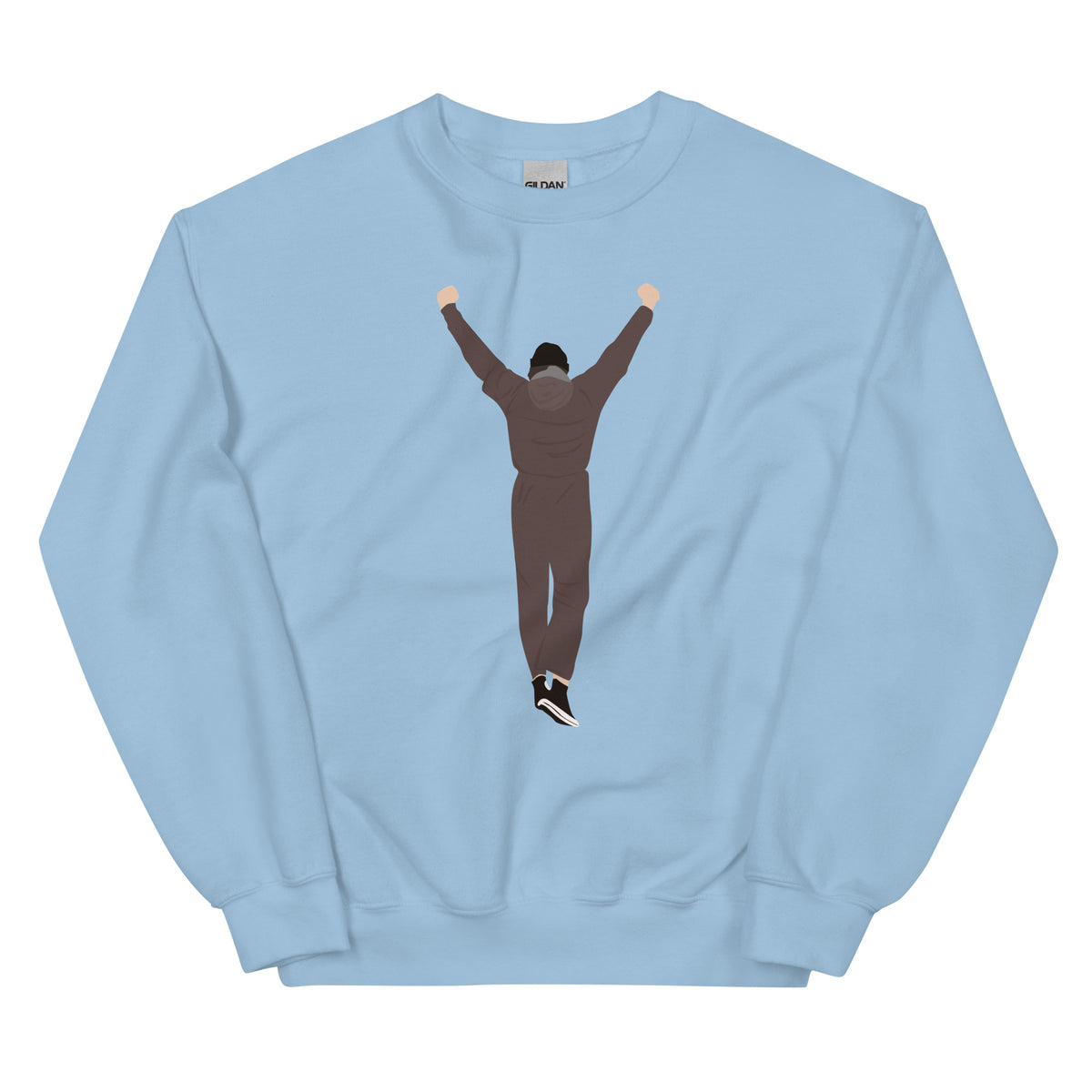 Rocky Balboa Philadelphia Philly victory light blue sweatshirt Phillygoat