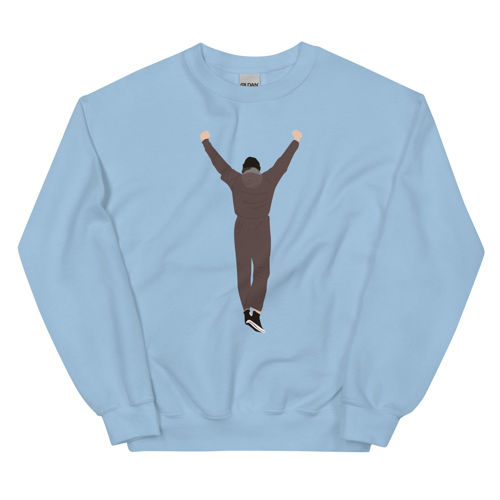 Rocky Balboa Philadelphia Philly victory light blue sweatshirt Phillygoat