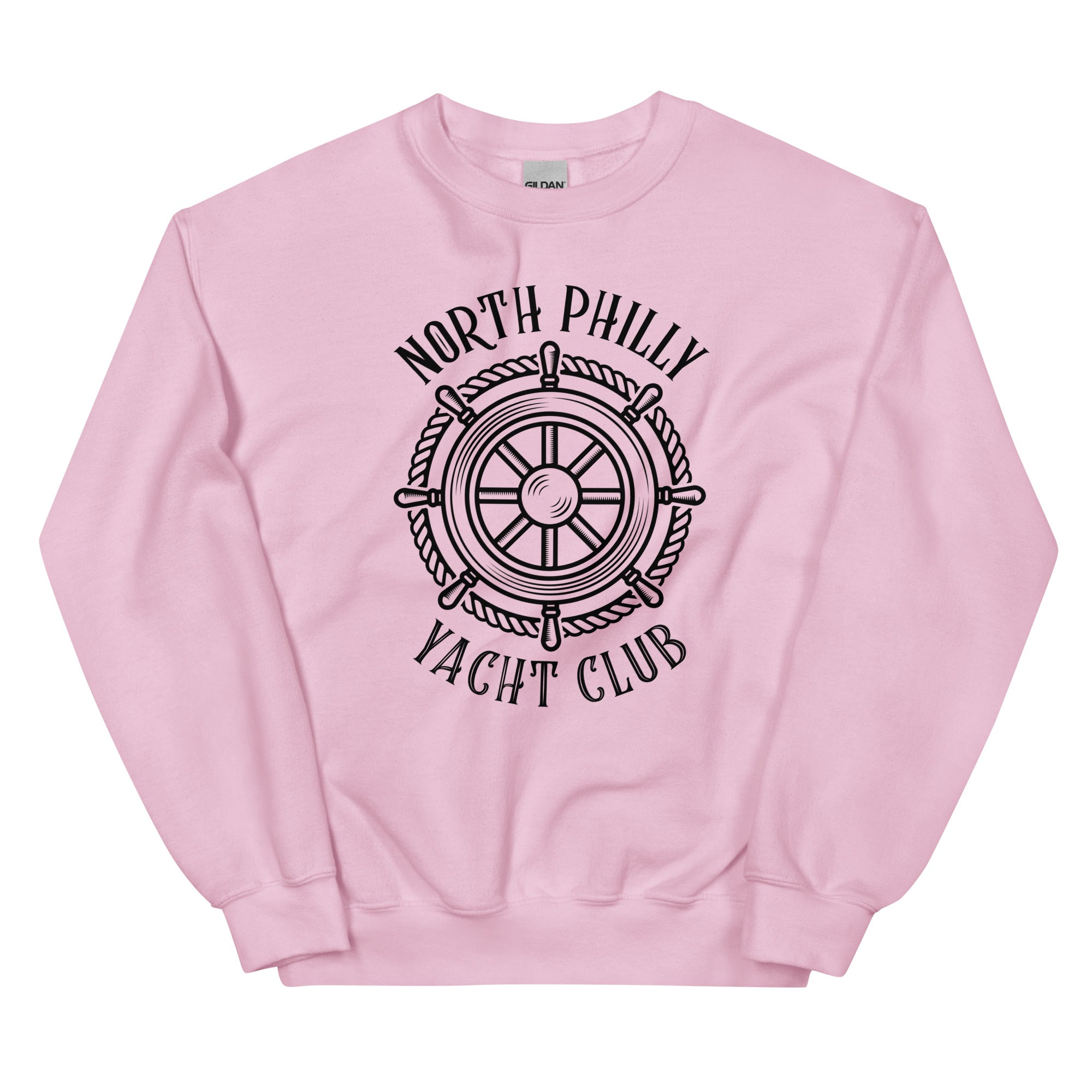 North Philly Philadelphia yacht club pink sweatshirt Phillygoat