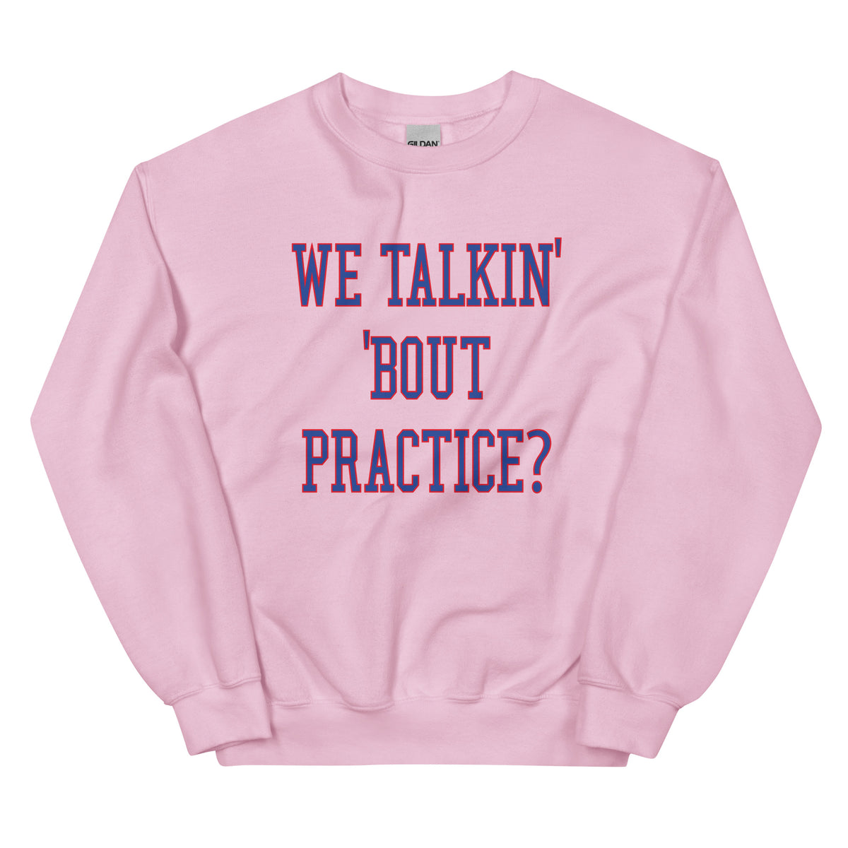 Philadelphia 76ers Allen Iverson we talkin bout practice pink sweatshirt Phillygoat