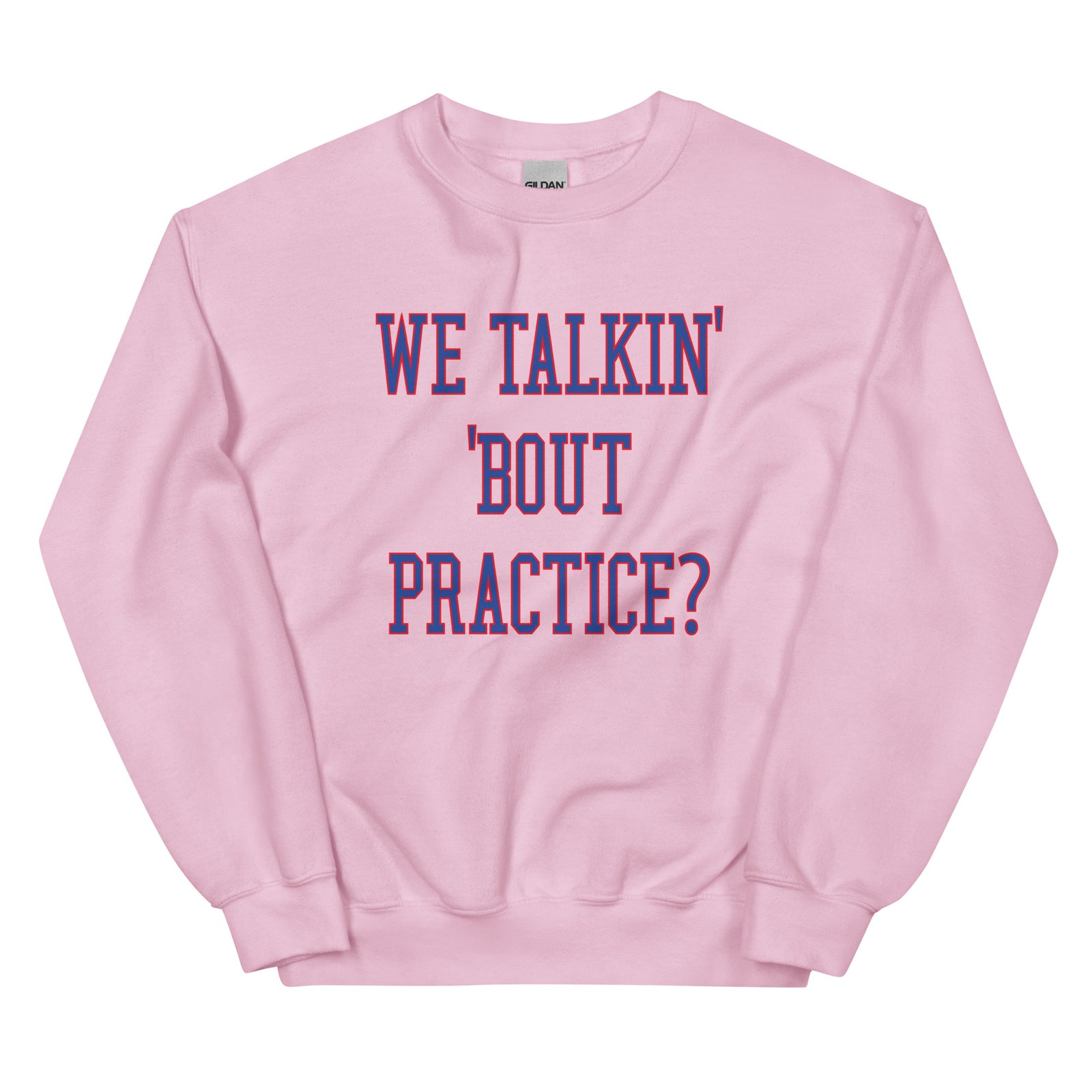 Philadelphia 76ers Allen Iverson we talkin bout practice pink sweatshirt Phillygoat