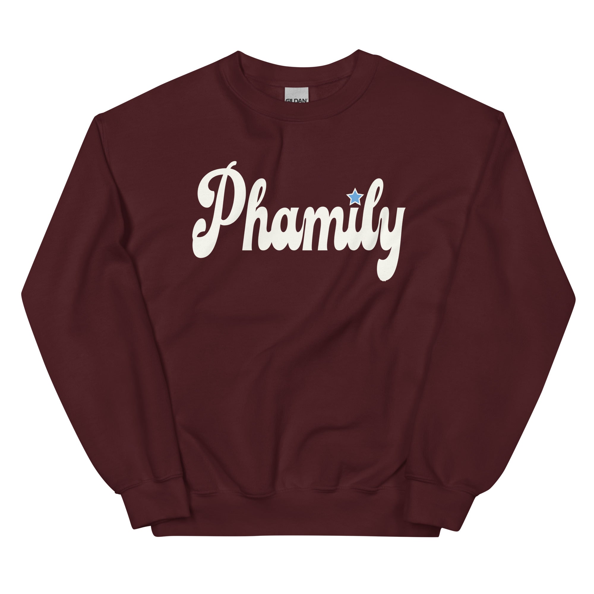 Philadelphia Phillies  phamily maroon sweatshirt Phillygoat