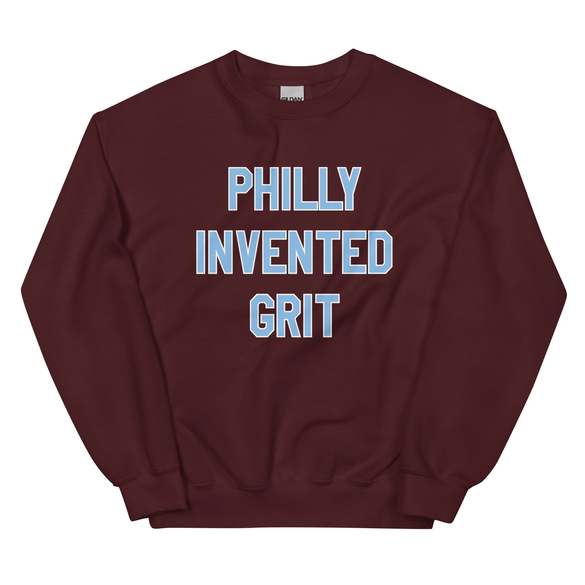 Philadelphia Flyers Philly invented grit maroon sweatshirt Phillygoat
