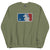 "Major Baseball Phan" Embroidered Sweatshirt