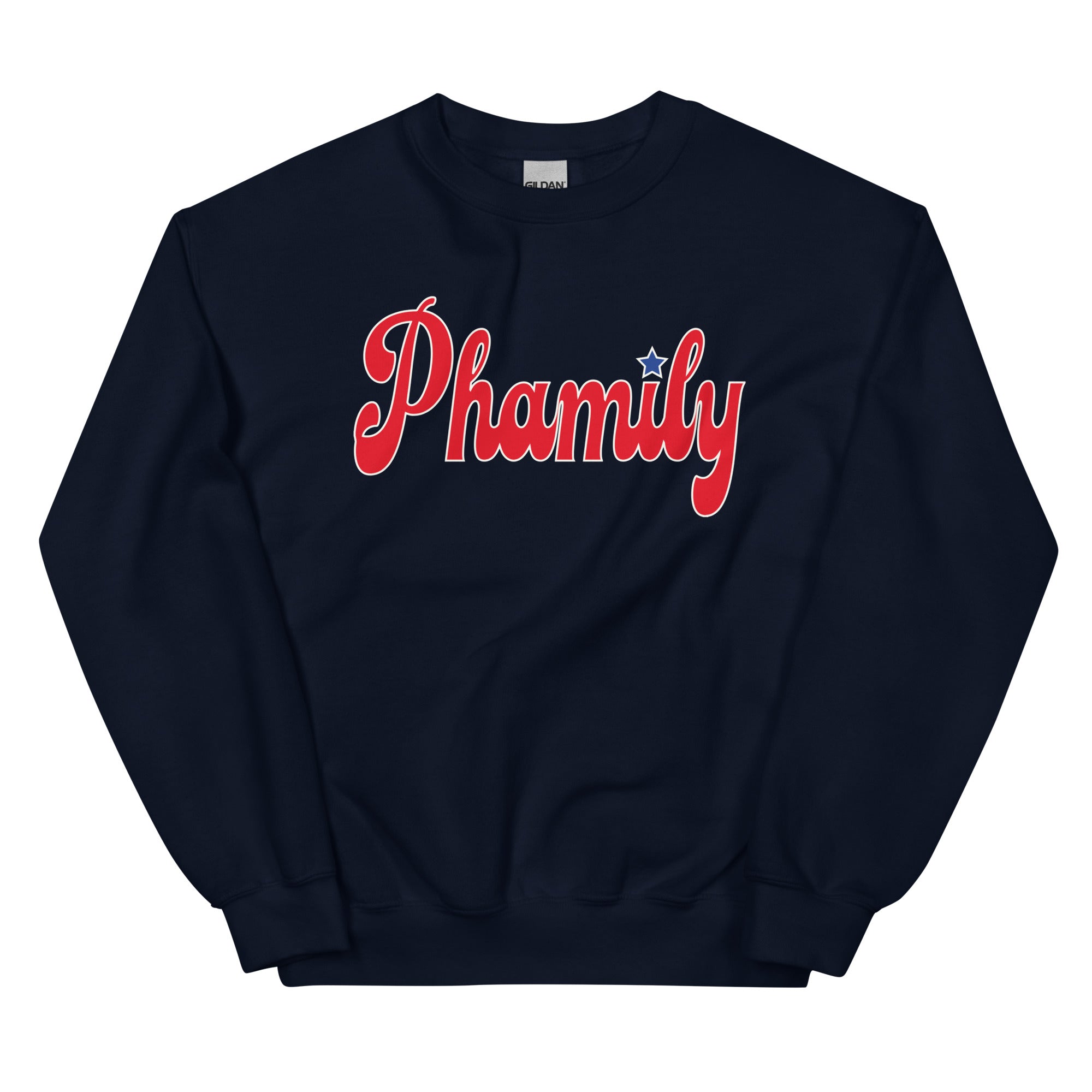 Philadelphia Phillies  phamily navy sweatshirt Phillygoat