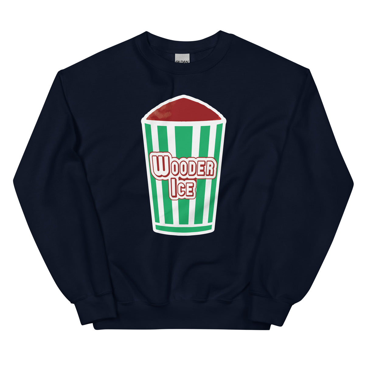 Philadelphia Philly wooder ice Rita's italian water ice navy blue sweatshirt Phillygoat 