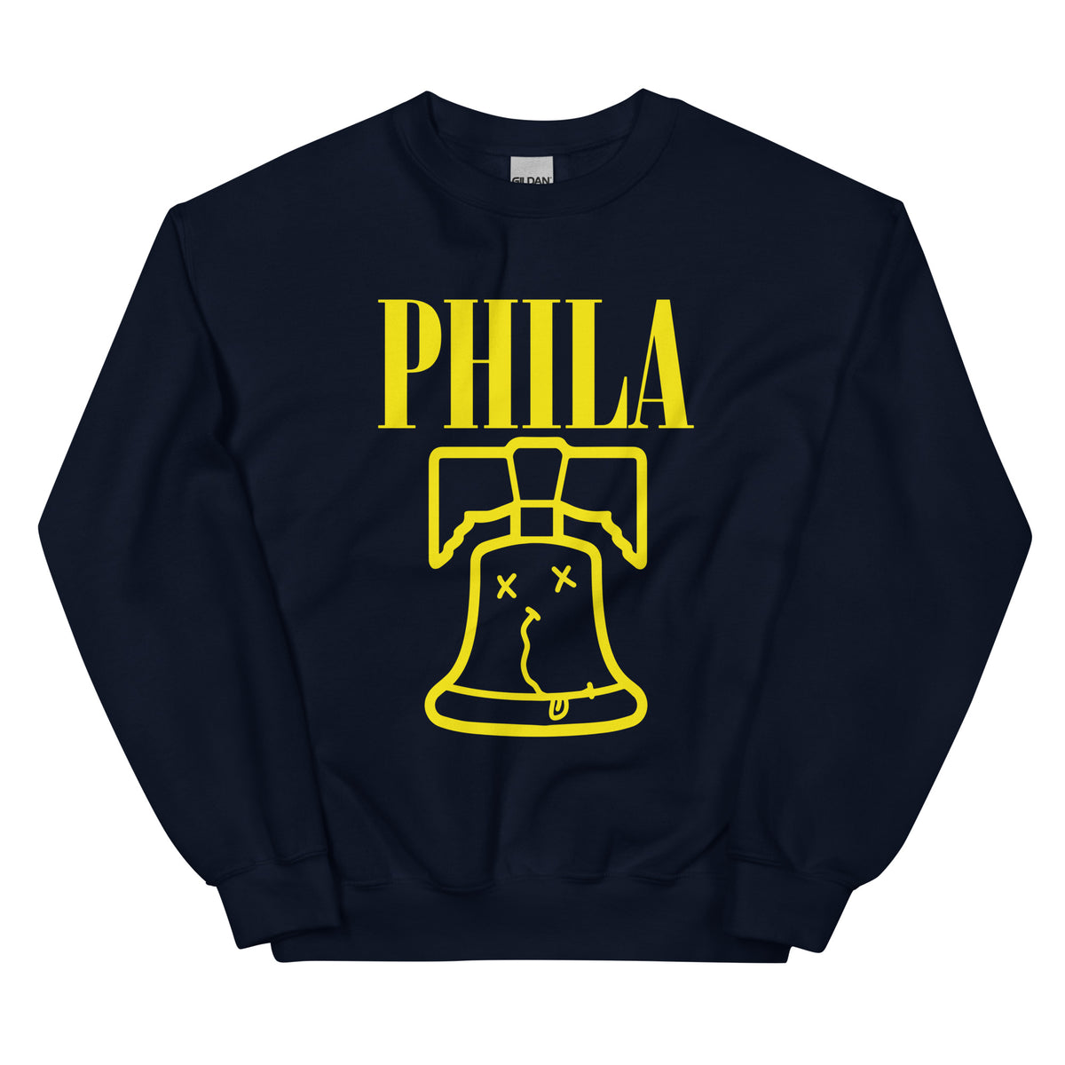 Philadelphia Nirvana navy blue sweatshirt Phillygoat