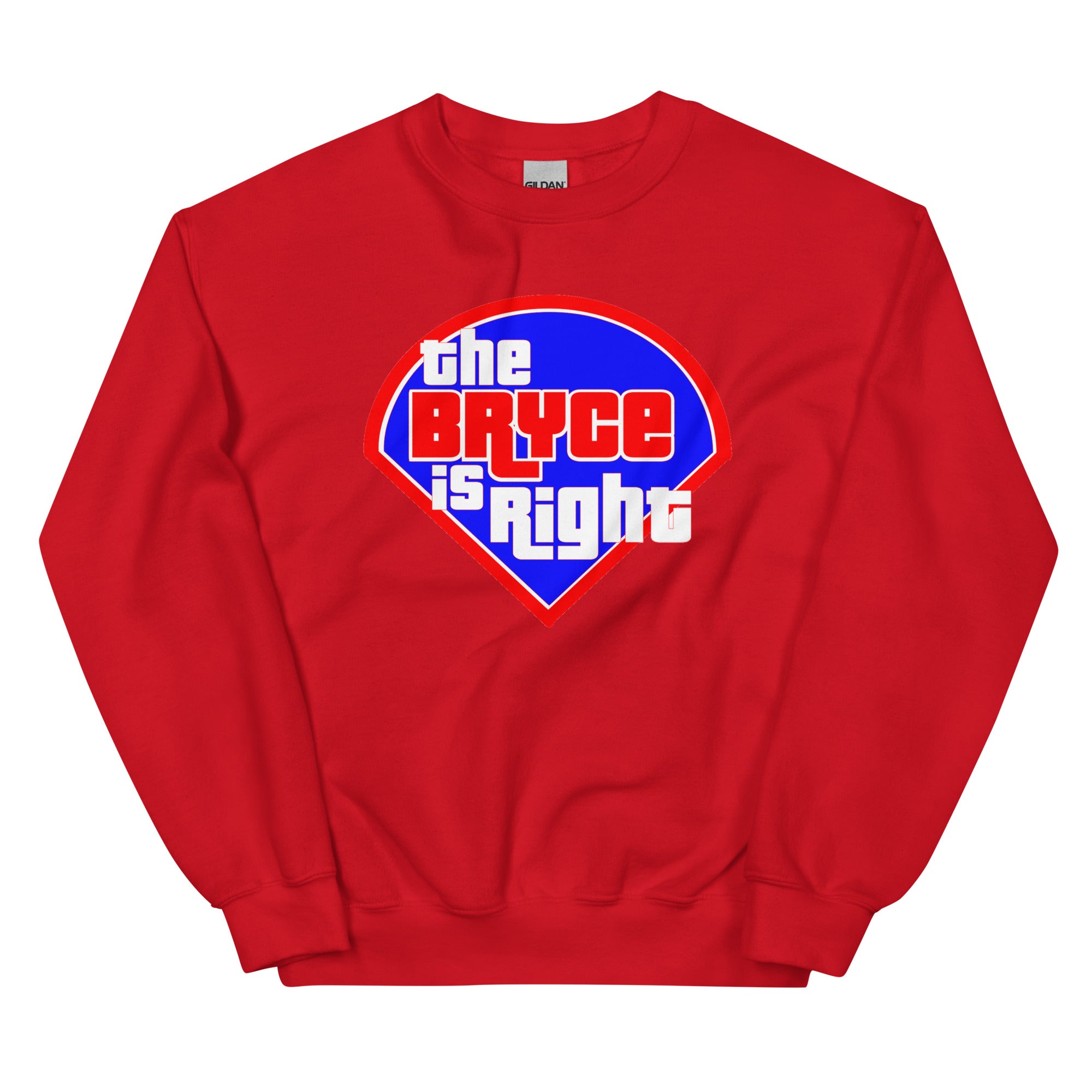 Philadelphia Phillies Bryce Harper Price Is Right red sweatshirt Phillygoat