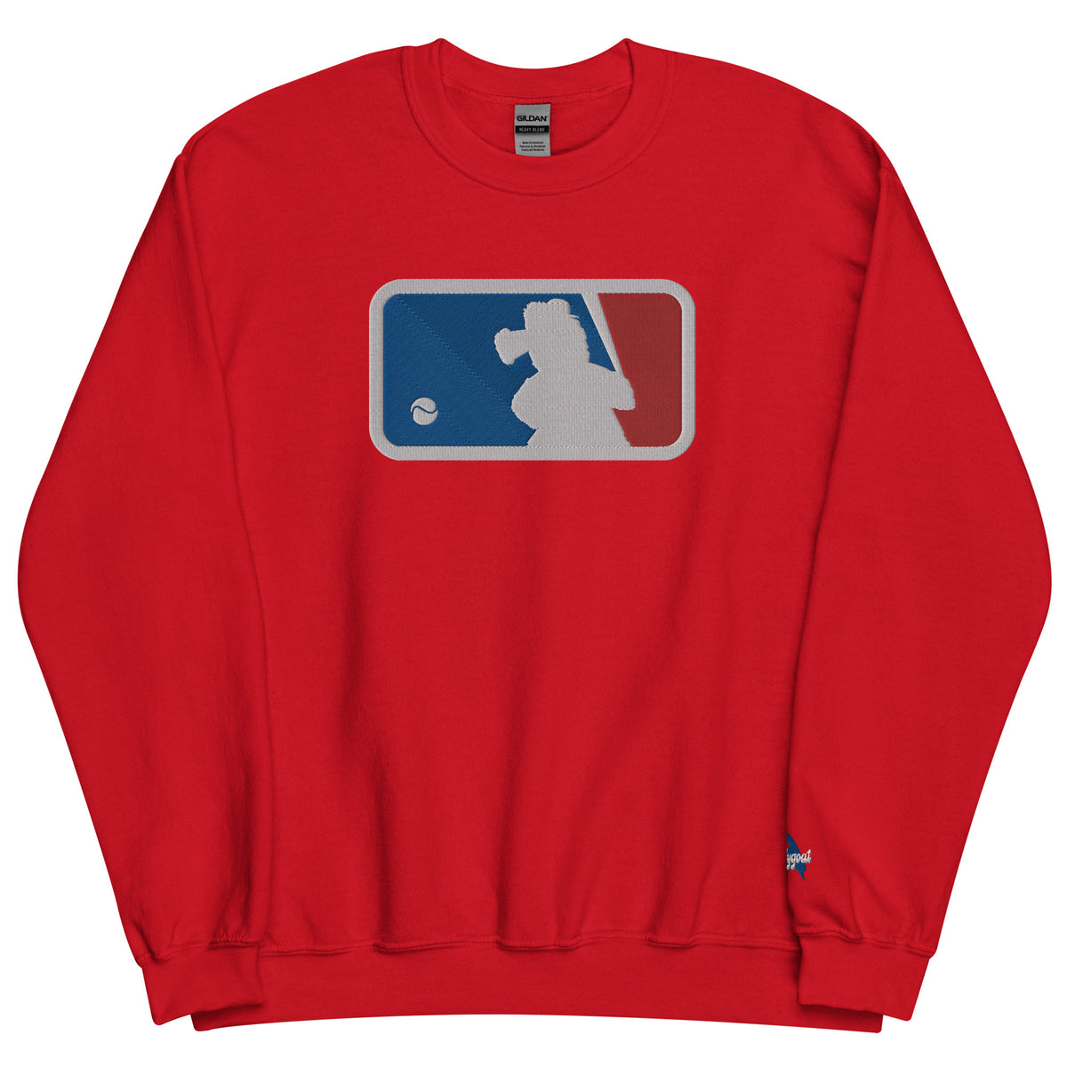 "Major Baseball Phan" Embroidered Sweatshirt