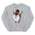 Philadelphia 76ers fat Jole Embiid sport grey sweatshirt Phillygoat