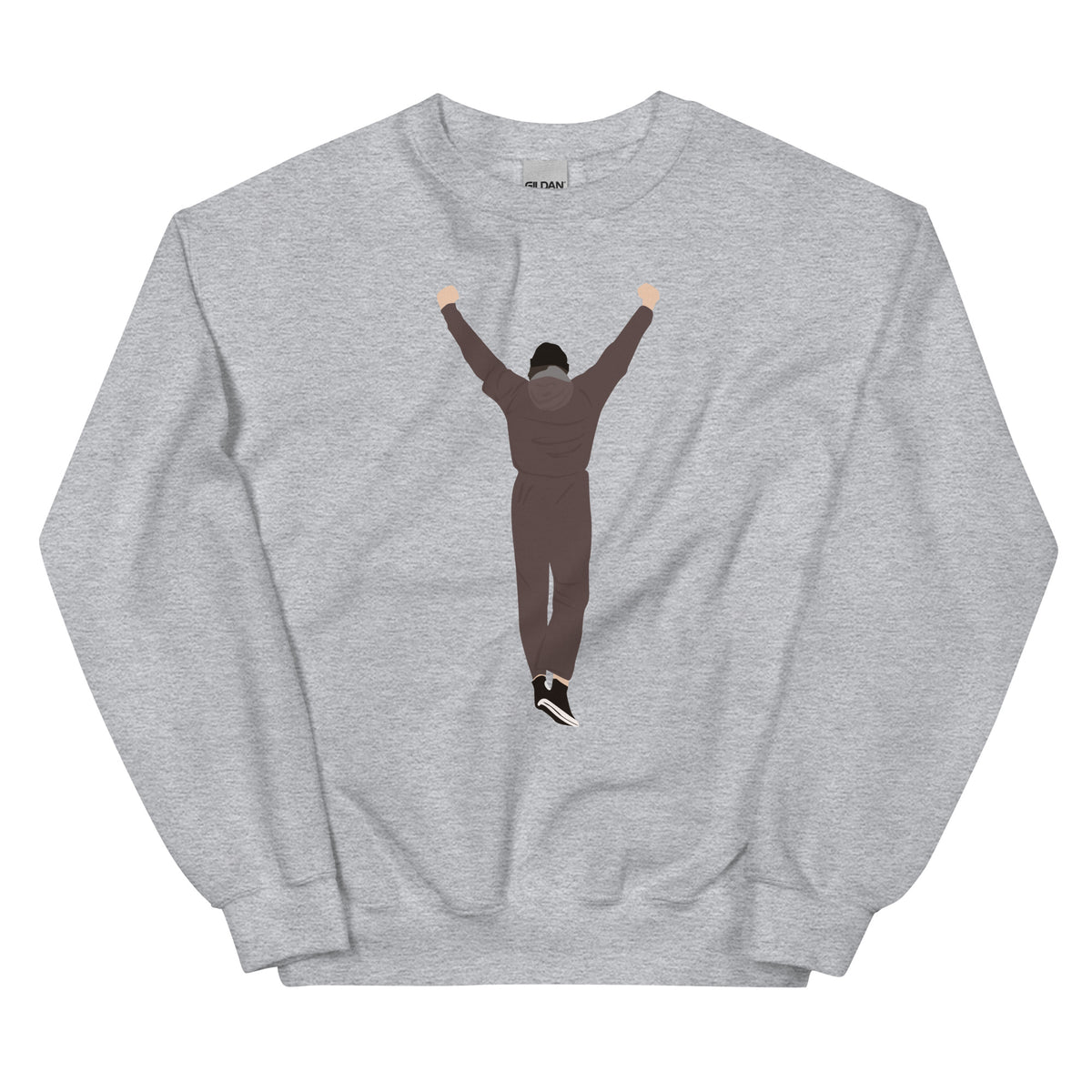 Rocky Balboa Philadelphia Philly victory sport grey sweatshirt Phillygoat