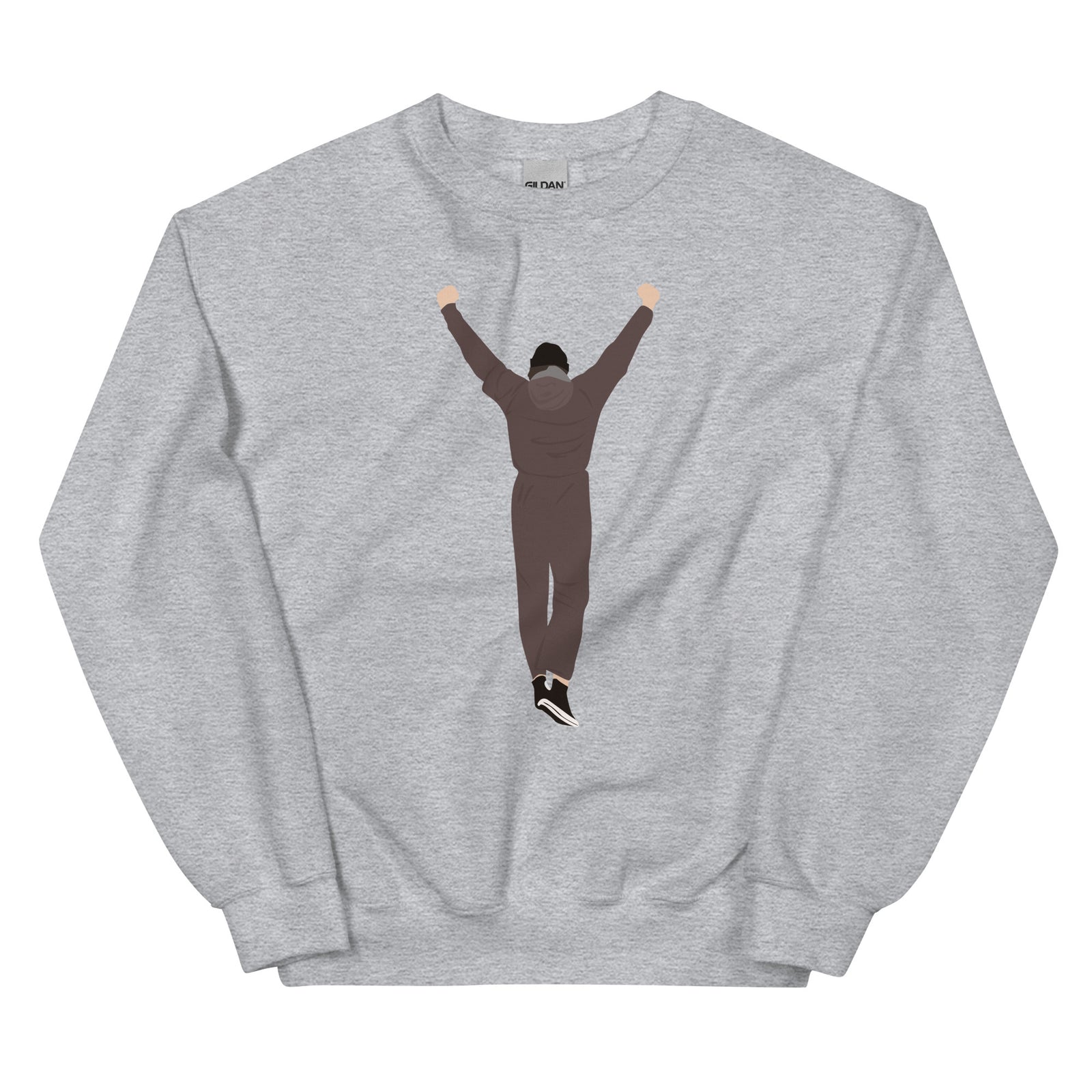 Rocky Balboa Philadelphia Philly victory sport grey sweatshirt Phillygoat