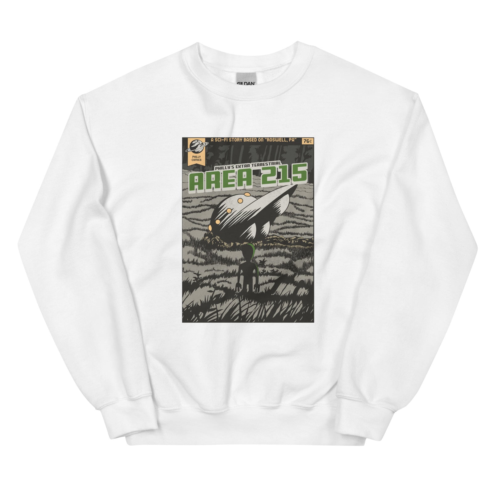 "Philly Comics Area 215 UFO" Sweatshirt