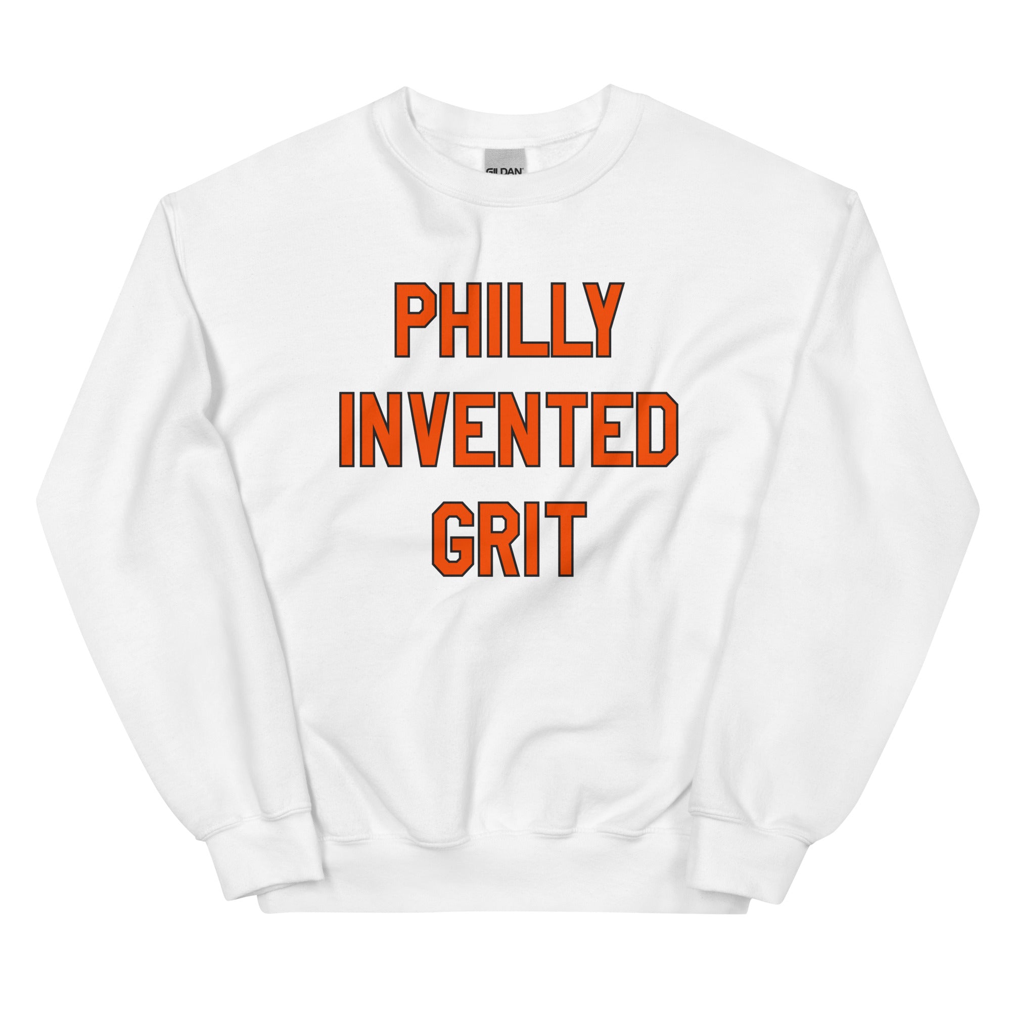 Philadelphia Flyers Philly invented grit white sweatshirt Phillygoat