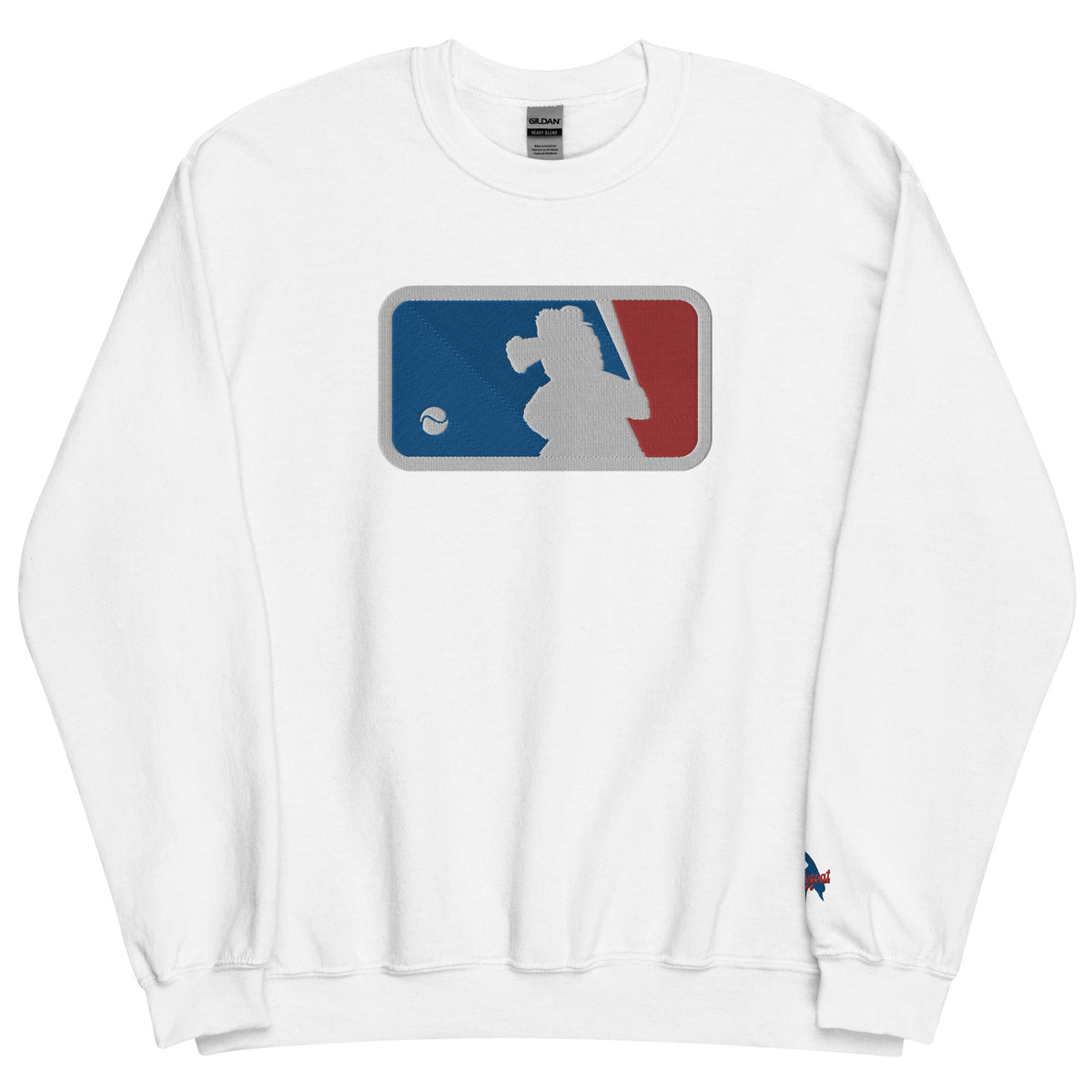 "Major Baseball Phan" Embroidered Sweatshirt