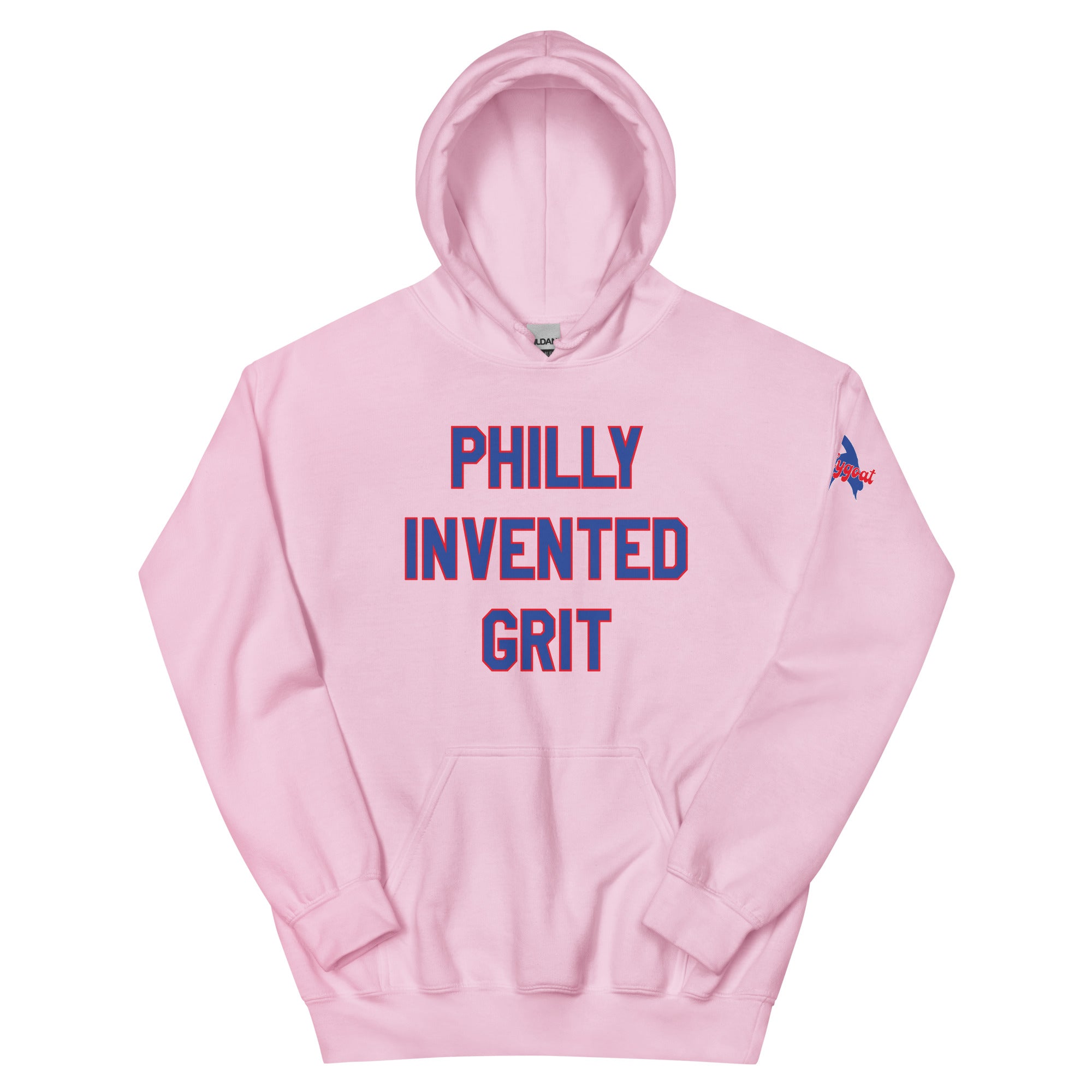 Philadelphia 76ers Phillies philly invented grit pink hoodie Phillygoat