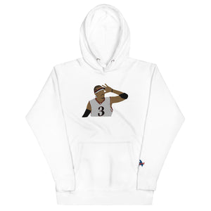 The Answer Premium Embroidered Hoodie, Philadelphia 76ers Sixers Allen  Iverson Inspired