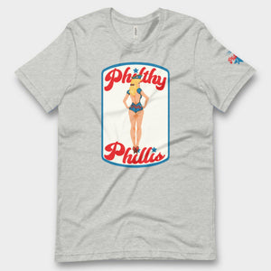 Vintage Phillies t-shirt, Teen white Philadelphia baseball Unisex