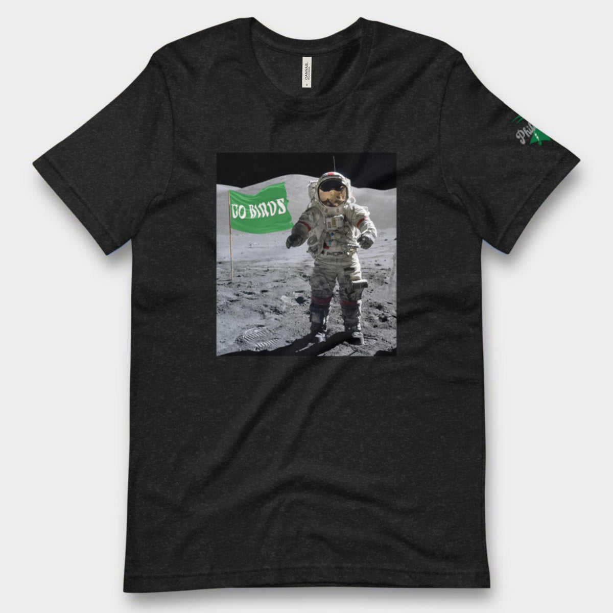 "Moon Man Birds Fan" Tee