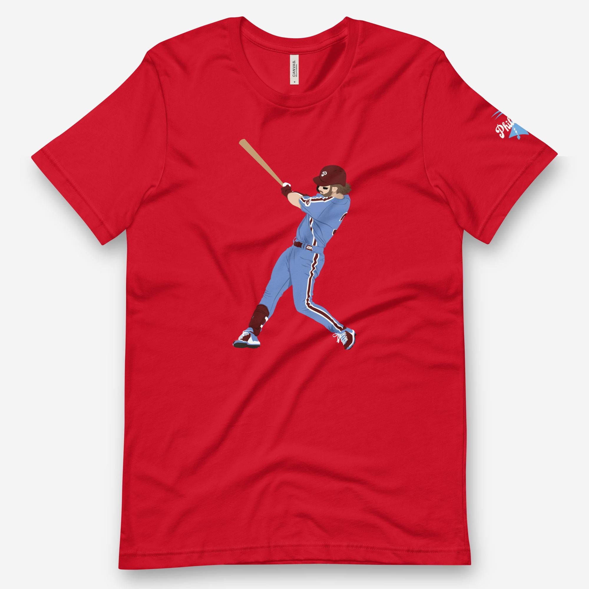 Grip It & Rip It Kids T-Shirt | Philadelphia Baseball | phillygoat 3T / Light Blue