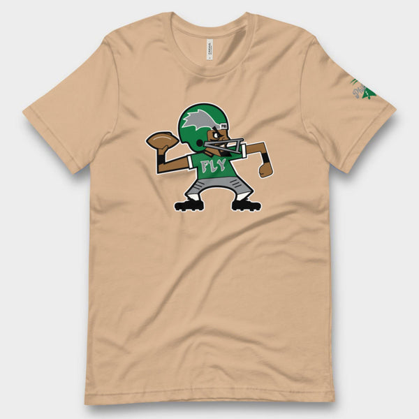 Birds Retro Mascot T-Shirt | Philadelphia Eagles Inspired | Phillygoat Black / Xs