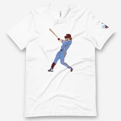 Grip It & Rip It Kids T-Shirt | Philadelphia Baseball | phillygoat 3T / Light Blue