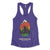 West Philadelphia wilderness awaits bear in the west philly wild on a womens purple racerback tank top from Phillygoat