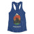 West Philadelphia wilderness awaits bear in the west philly wild on a womens royal blue racerback tank top from Phillygoat