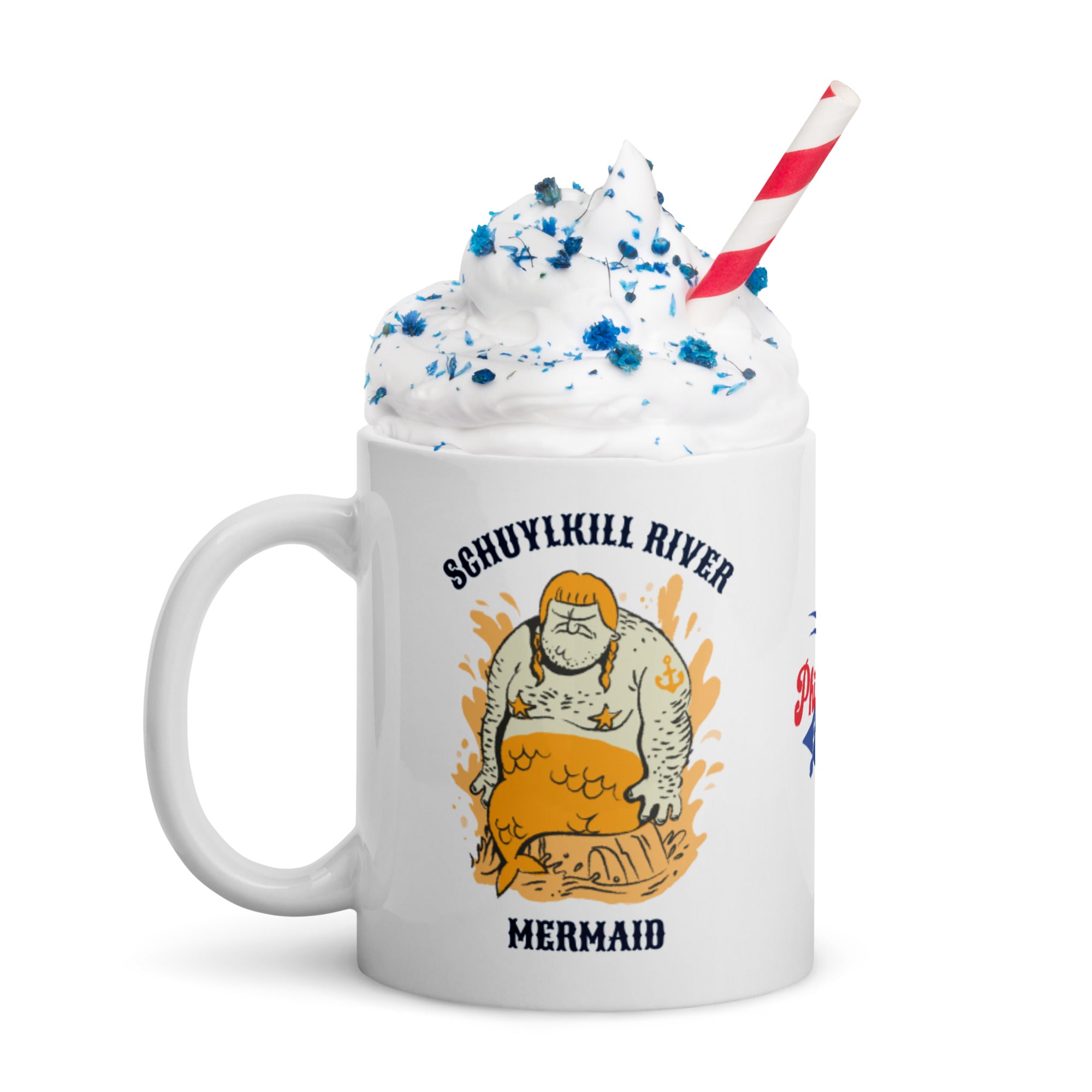 Schuylkill River Mermaid Mug, Philadelphia